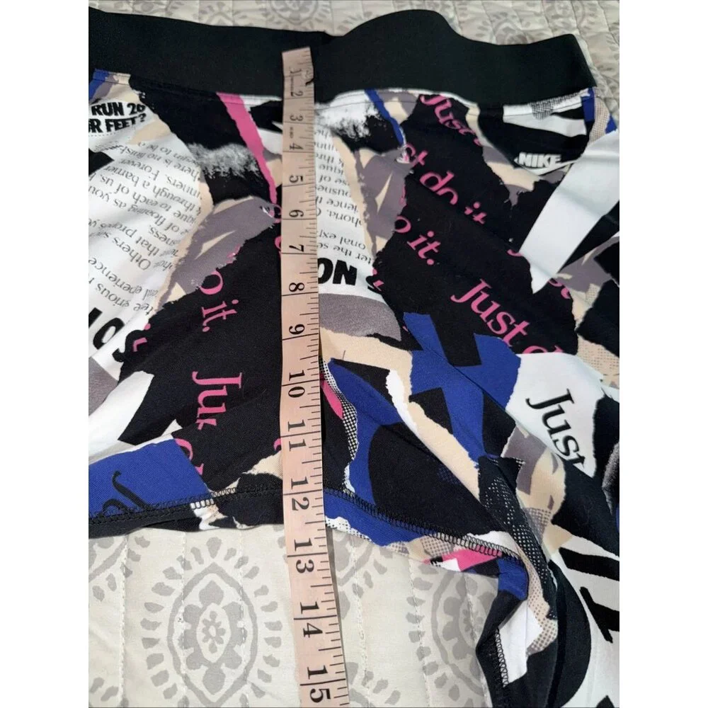 Nike Athletics Womens NEWSPAPER All Over Print Leggings Size XLarge - Picture 11 of 12